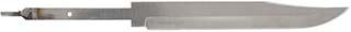 Riflemen's Carbon Steel Knife Blade Blank,
7-7/8" blade, ground finish,
made in the U.S. A.
